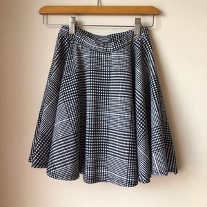 Plaid skater skirt